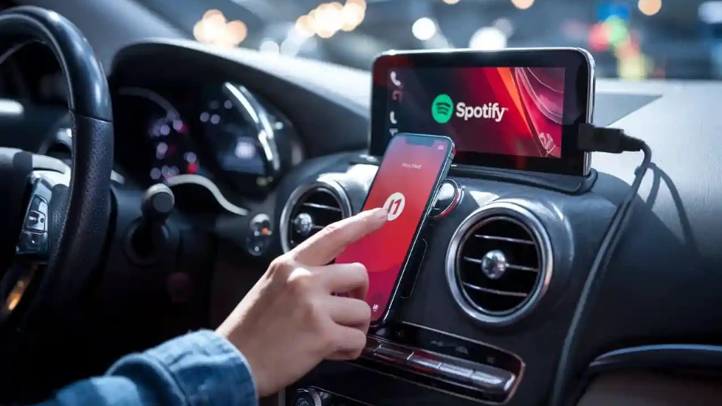 Music in car
