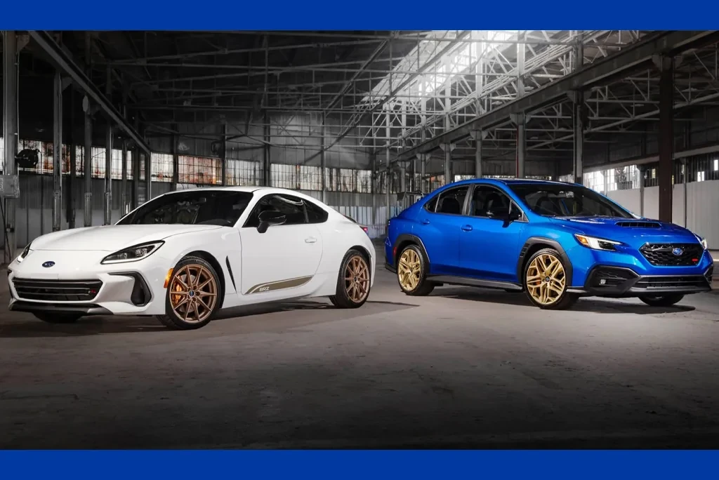 Subaru отметила юбилеи моделей BRZ и WRX