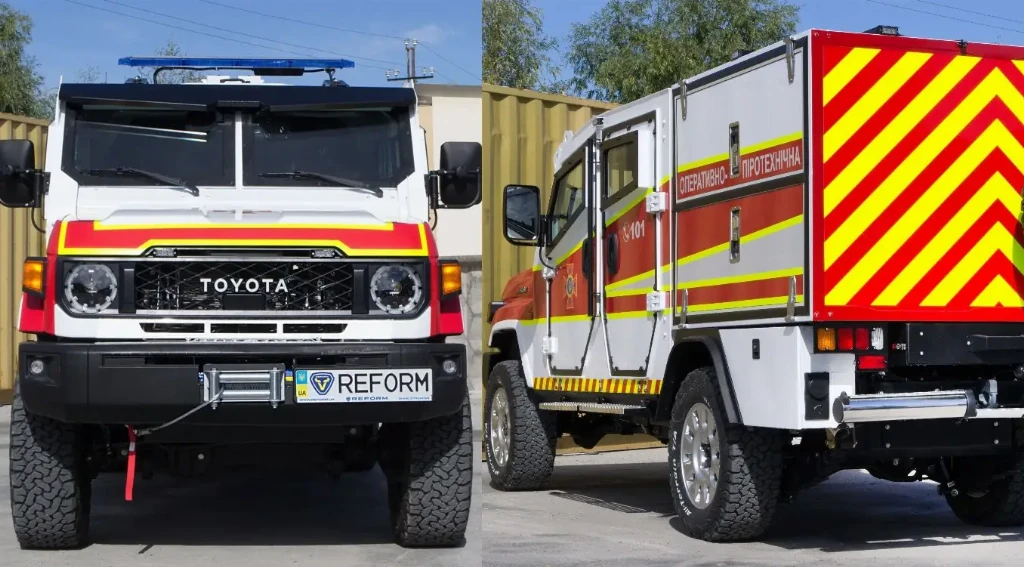 Toyota Land Cruiser 79 перетворили на бронеавтомобіль для розмінування