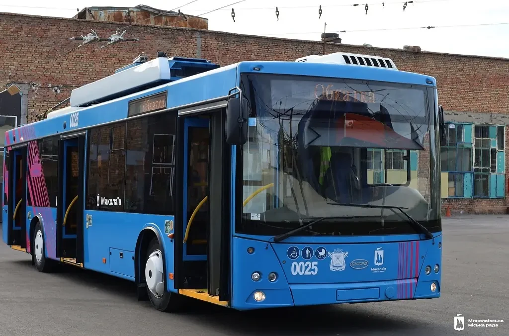 Тролейбуси Миколаєва модернізують під автономний хід до 20 км